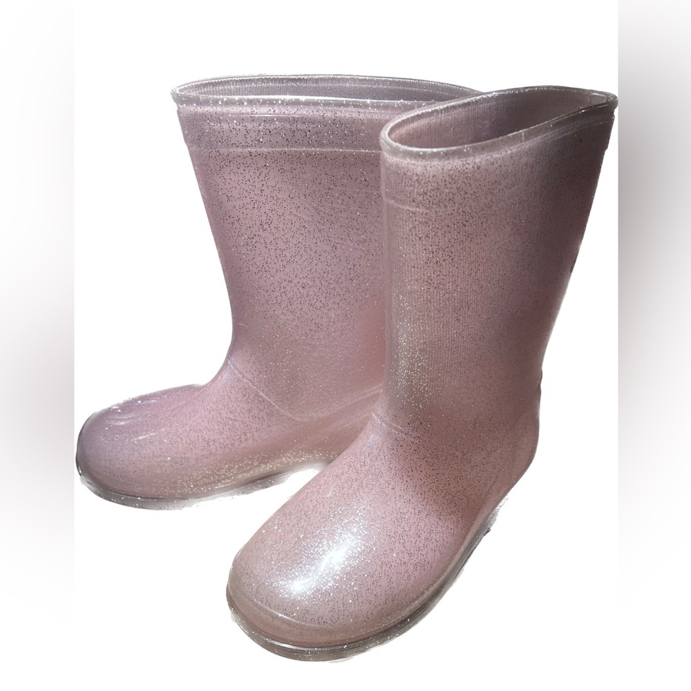 Little girls 12T rain pink rain boots